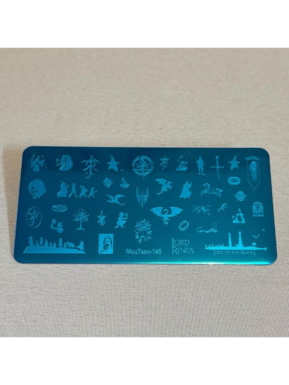 New - Nail Stamping Plate - Lord of the Rings